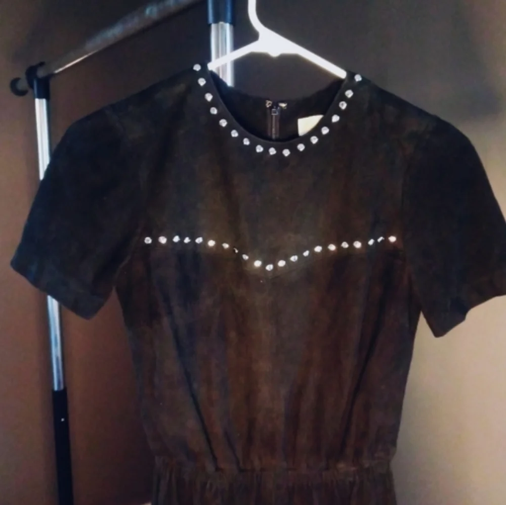 MICHAEL KORS BLACK MIDI DRESS
